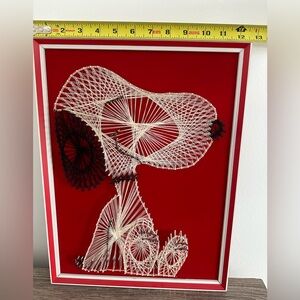 Snoopy Handmade String Art frame